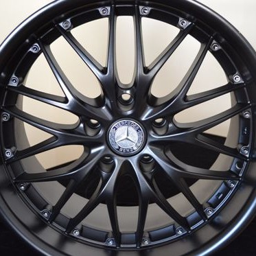 MERCEDES WHEELS/RIM CL500 S430 S500 S550 S600 Matte Black 18"