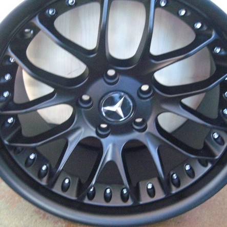 MERCEDES WHEELS/RIM C230 C240 C280 C300 C320 C350 Matte Black 18"