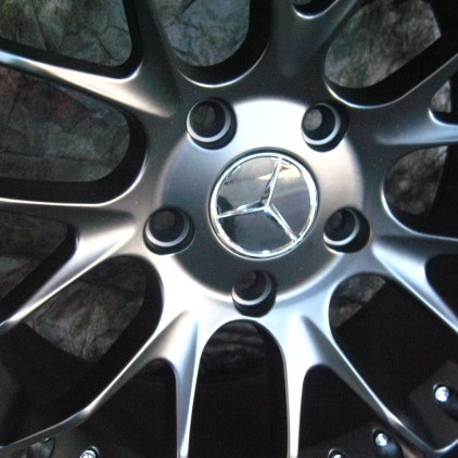 MERCEDES WHEELS/RIM E E55 E320 E350 E550 Matte Black 18"