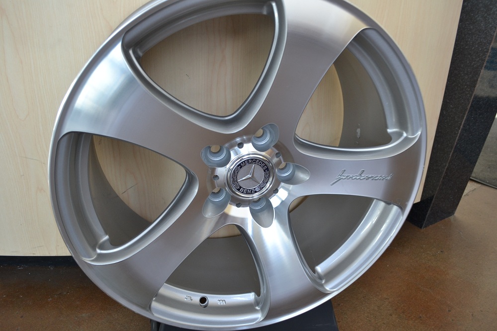 MERCEDES WHEELS/RIM CL500 S430 S500 S550 S600 Silver Diamond Cut 19" - Image 4
