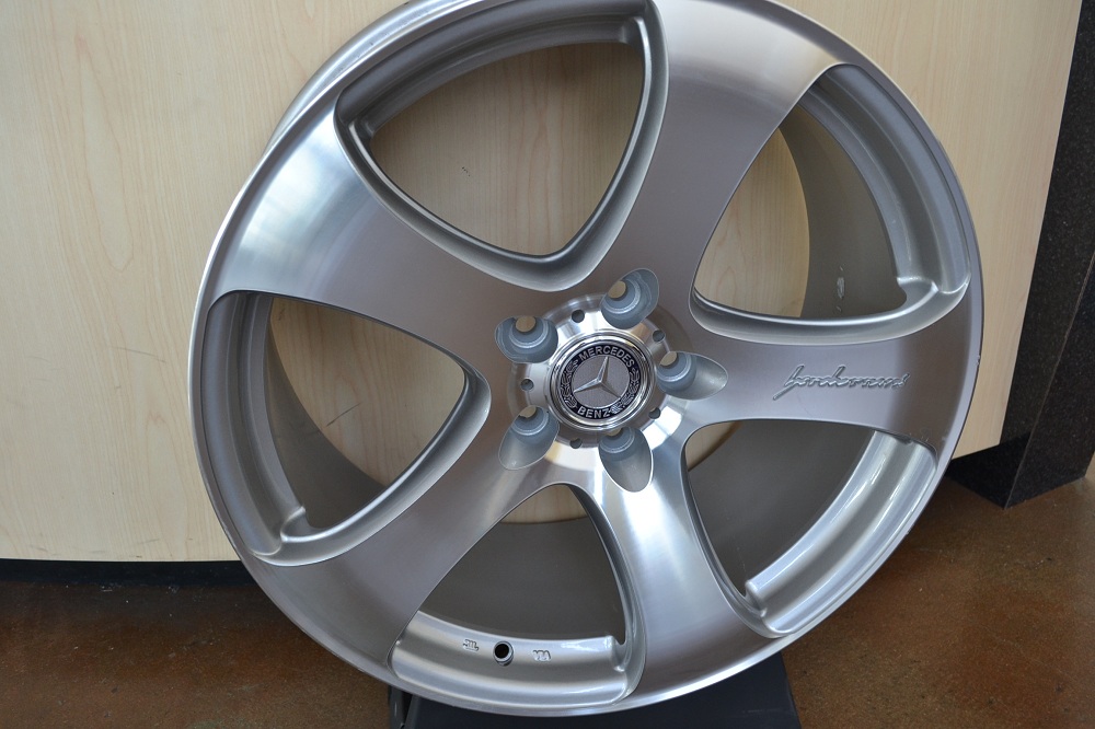 MERCEDES WHEELS/RIM C230 C240 C280 C300 C320 C350 Silver Diamond Cut 19" - Image 2