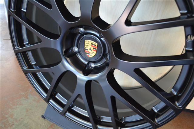 PORSCHE WHEELS/RIM PANAMERA 4S TURBO S Matte Black 22" - Image 5