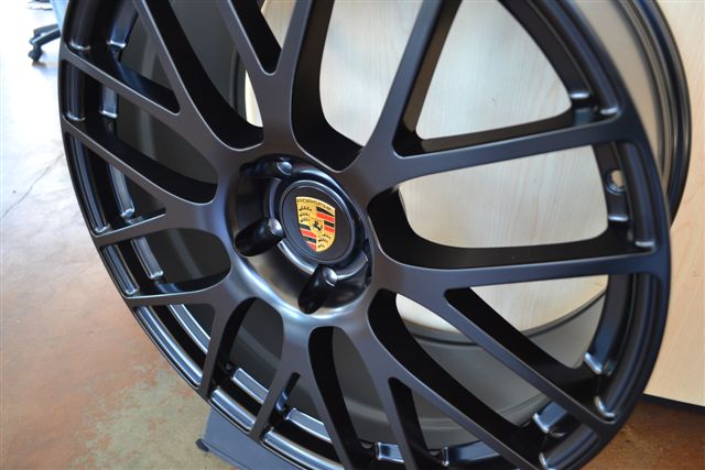PORSCHE WHEELS/RIM PANAMERA 4S TURBO S Matte Black 22" - Image 4