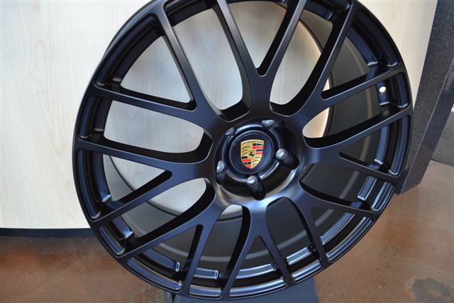 PORSCHE WHEELS/RIM PANAMERA 4S TURBO S Matte Black 22" - Image 3