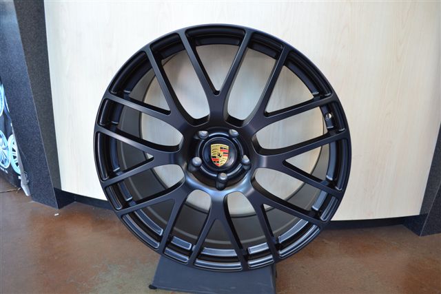 PORSCHE WHEELS/RIM PANAMERA 4S TURBO S Matte Black 22" - Image 2