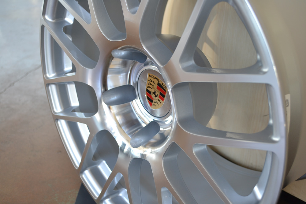 PORSCHE WHEELS/RIM 911 CARRERA S CABRIOLET C2 C2S C4 TARGA 4 996/997 Hyper Silver w/ Mirror Cut Face - 18" - Image 2