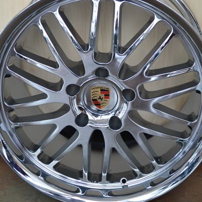 PORSCHE WHEELS/RIM 911 CARRERA S CABRIOLET C2 C2S C4 TARGA 4 996/997 Chrome - 19"