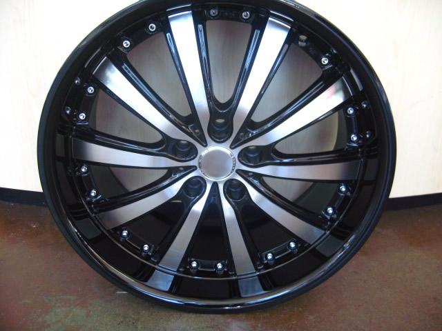 BMW WHEELS/RIM 325i 325xi 325ci E46 E90 M3 Machine Face / Black Lip 19" - Image 2