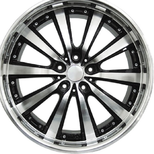 BMW WHEELS/RIM 740i 740Li 745i 745Li E65 E66 Black / Machine Face / Stainless Chrome Lip 20"