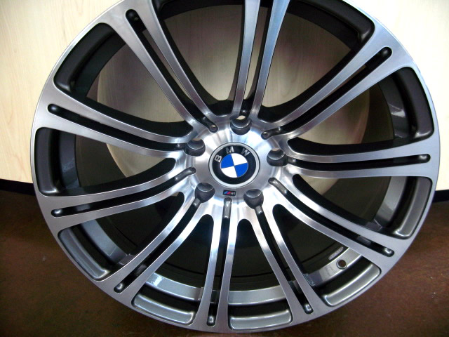 BMW WHEELS/RIM 325i 325xi 325ci E46 E90 M3 Machine Face / Gunmetal 19" - Image 4
