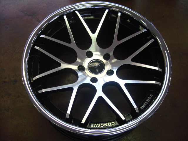 MERCEDES WHEELS/RIM E E55 E320 E350 E550 Diamond Cut / Black Inner 20" - Image 3