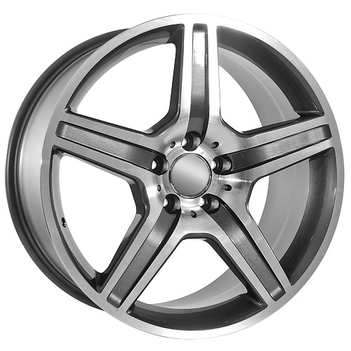 MBZ-430 Gun Metal with Machined Accents - 18"