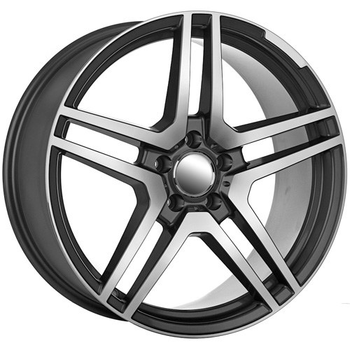 MBZ-610 Machined with Gun Metal Accents - 19"