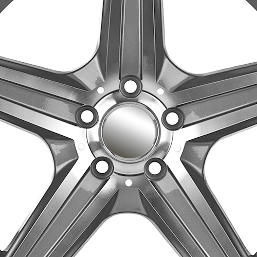 MBZ-615 Machined with Gun Metal Accents - 18" - Image 2