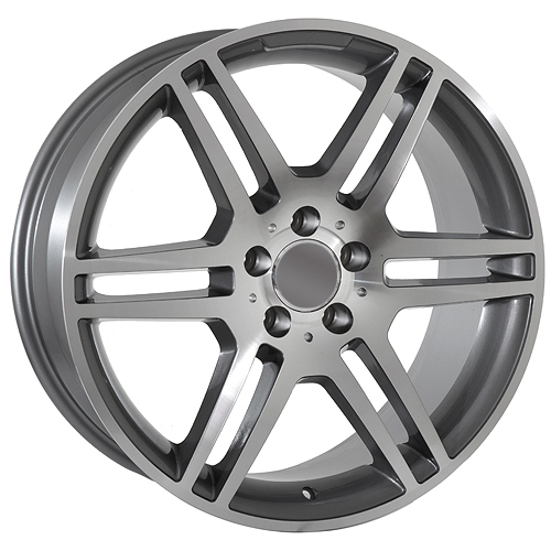 MBZ-660 Machined with Gun Metal Accents - 19"