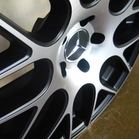 MERCEDES WHEELS/RIM C230 C240 C280 C300 C320 C350 Black / Machined Face 19"