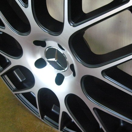MERCEDES WHEELS/RIM CL500 S430 S500 S550 S600 Black / Machined Face 19"
