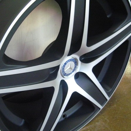 MERCEDES WHEELS/RIM CLK320 CLK350 CLK50 Black / Machined Face 19"
