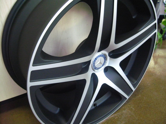 MERCEDES WHEELS/RIM E E55 E320 E350 E550 Machine Face / Black 20" - Image 2