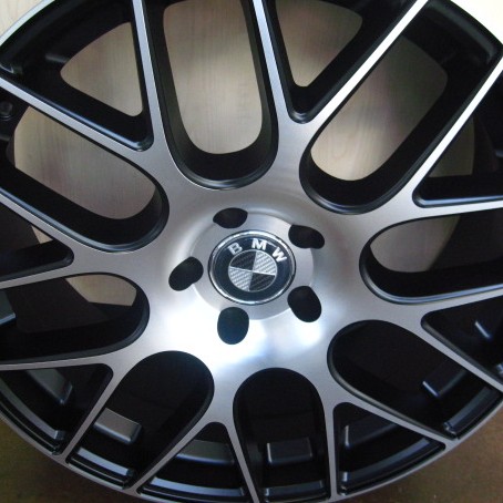 BMW WHEELS/RIM 750i 750Li 760i 760Li X5 X6 M Black / Machined Face 20"