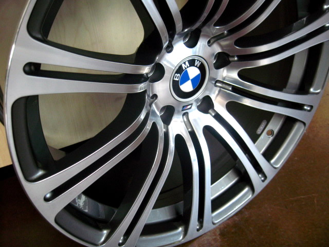 BMW WHEELS/RIM 328i 328xi 330i 330ci 330xi X3 Machine Face / Gunmetal 19" - Image 2