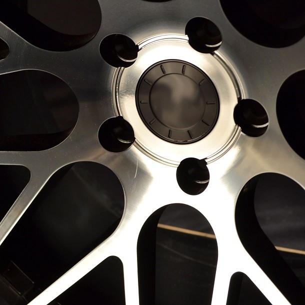 PORSCHE WHEELS/RIM 911 CARRERA TARGA 4S C4S TURBO S CABRIOLET 996/997 Black Diamond Cut / Chrome Lip - 19"