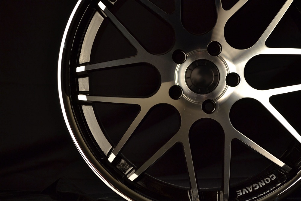 PORSCHE WHEELS/RIM 911 CARRERA TARGA 4S C4S TURBO S CABRIOLET 996/997 Black Diamond Cut / Chrome Lip - 19" - Image 2