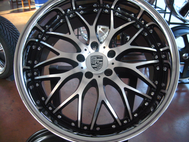 PORSCHE WHEELS/RIM 986 987 BOXSTER S SPYDER 987c CAYMAN R Diamond Cut Face / Stainless Chrome Lip - 19" - Image 4