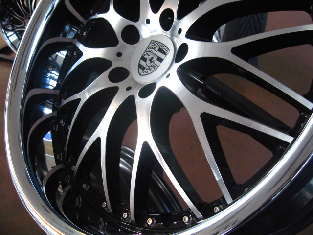 PORSCHE WHEELS/RIM 986 987 BOXSTER S SPYDER 987c CAYMAN R Diamond Cut Face / Stainless Chrome Lip - 19" - Image 3