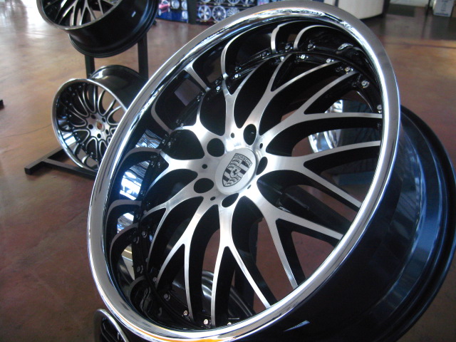 PORSCHE WHEELS/RIM 986 987 BOXSTER S SPYDER 987c CAYMAN R Diamond Cut Face / Stainless Chrome Lip - 19" - Image 2