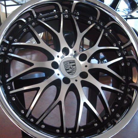 PORSCHE WHEELS/RIMS 911 CARRERA S CABRIOLET C2 C2S C4 TARGA 4 996/997 Diamond Cut Face / Stainless Chrome Lip - 19"