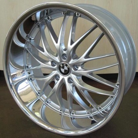 BMW WHEELS/RIM 750i 750Li 760i 760Li X5 X6 M Silver / Chrome Lip 22"