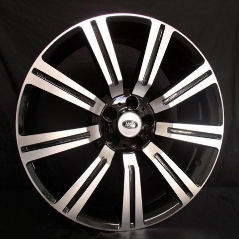 WHEELS/RIM RANGE ROVER HSE SPORT SUPERCHARGED LR3 Black / Machine Face - 22"