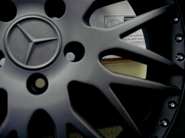MERCEDES WHEELS/RIM CLK320 CLK350 CLK500 CLK63 Matte Black 19" - Image 6