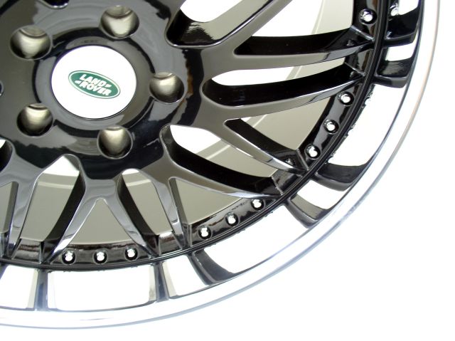 WHEELS/RIM RANGE ROVER HSE SPORT SUPERCHARGED LR3 Gloss Black / Chrome Lip - 22" - Image 2