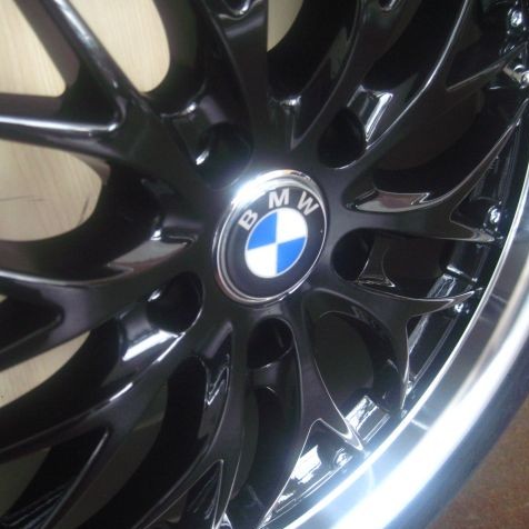 BMW WHEELS/RIM 325i 325xi 325ci E46 E90 M3 Black w/ Polished Lip 19"