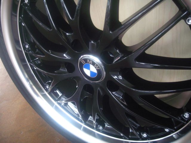 BMW WHEELS/RIM 750i 750Li 760i 760Li X5 X6 M Black w/ Polished Lip 18" - Image 3