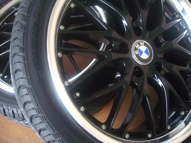 BMW WHEELS/RIM 325i 325xi 325ci E46 E90 M3 Black w/ Polished Lip 19" - Image 2