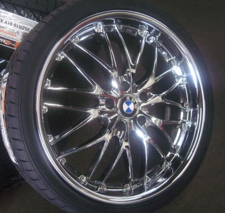 BMW WHEELS/RIM 740i 740Li 745i 745Li E65 E66 Chrome 20" - Image 3