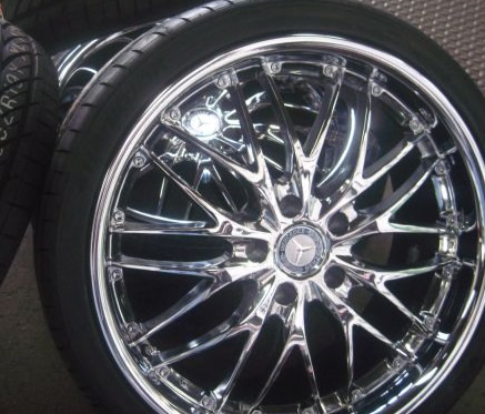 MERCEDES WHEELS/RIM C230 C240 C280 C300 C320 C350 Chrome 19" - Image 4