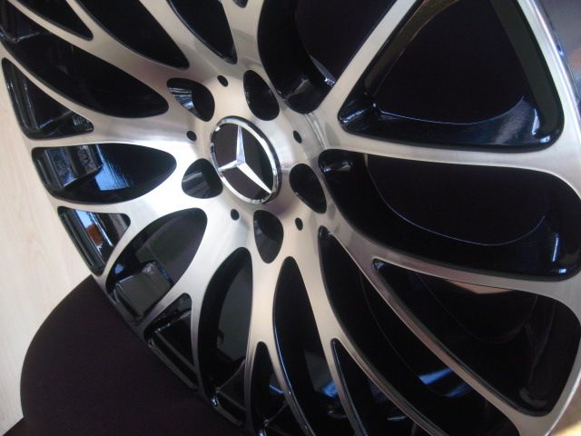 MERCEDES WHEELS/RIM CL500 S430 S500 S550 S600 Black Diamond 20" - Image 5