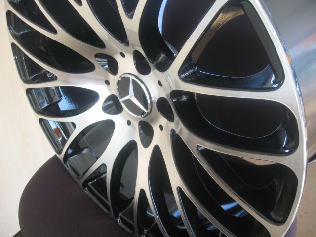 MERCEDES WHEELS/RIM CL500 S430 S500 S550 S600 Black Diamond 20" - Image 4