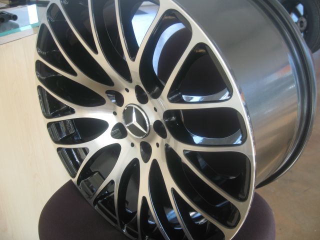 MERCEDES WHEELS/RIM CL500 S430 S500 S550 S600 Black Diamond 20" - Image 2