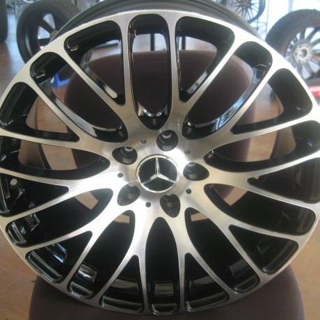 MERCEDES WHEELS/RIM CL500 S430 S500 S550 S600 Black Diamond Cut 19"