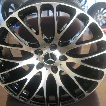 MERCEDES WHEELS/RIM CL500 S430 S500 S550 S600 Black Diamond 20"