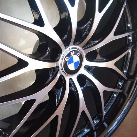 BMW WHEELS/RIM E60 E63 E64 645ci 650i M5 M6 Black Diamond / Black Lip 20"
