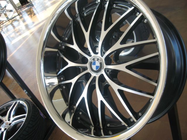 BMW WHEELS/RIM E85 E89 Z4 Z8 335i 335d 335xi Black Diamond / Stainless Chrome Lip 19" - Image 5