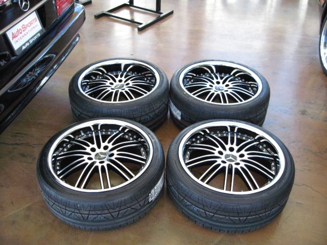 MERCEDES WHEELS/RIM CL500 CL550 S500 S550 S600 S65 Diamond Cut / Black Inner Spokes / Chrome Lip 22" - Image 7