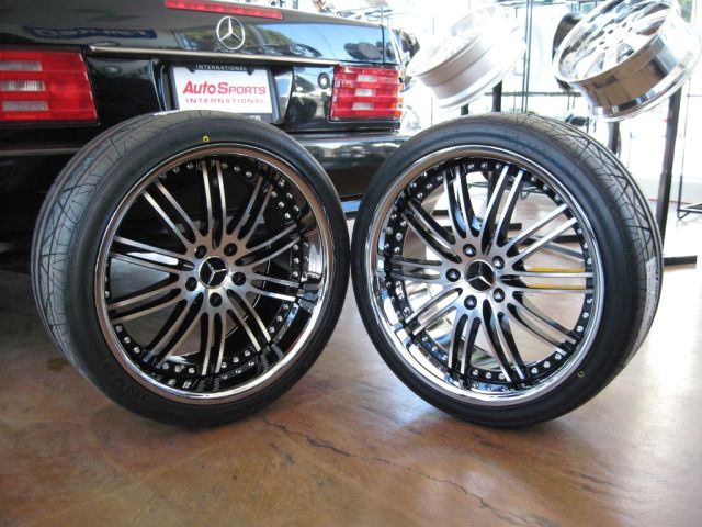 MERCEDES WHEELS/RIM CL500 CL550 S500 S550 S600 S65 Diamond Cut / Black Inner Spokes / Chrome Lip 22" - Image 3