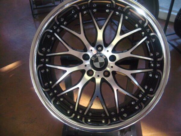 BMW WHEELS/RIM E85 E89 Z4 Z8 335i 335d 335xi Diamond Cut / Black Inner Spokes / Chrome Lip 19"